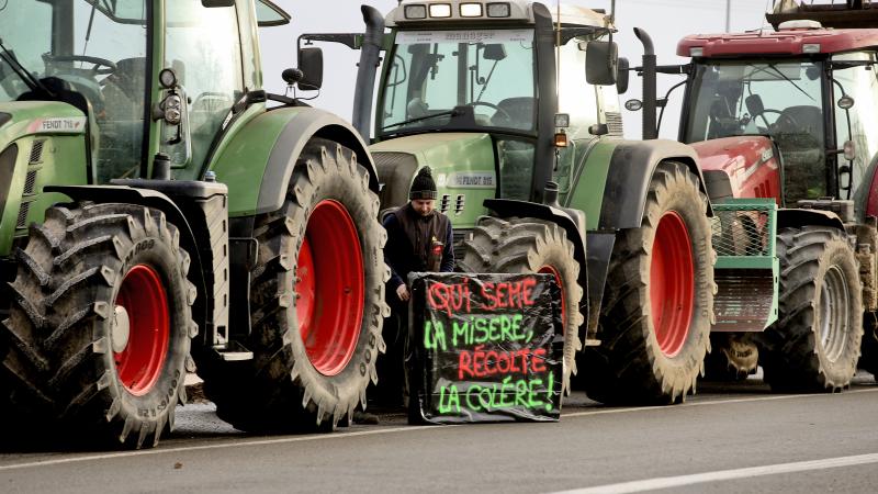 Blocages agricoles @Sami Belloumi La Voix du Nord