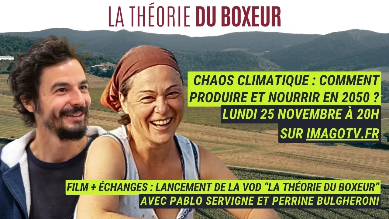 soirée projection débat avec Pablo Servigne et Perrine Bulgheroni